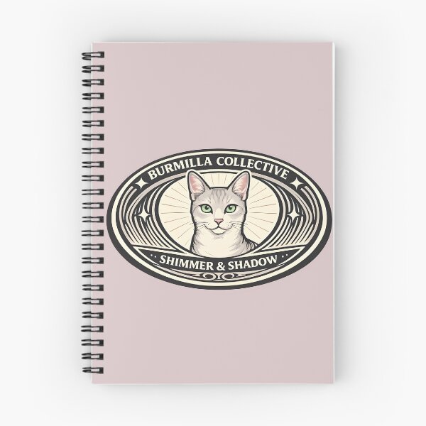 Item preview, Burmilla Vintage Cat Emblem designed and sold by postmarkpaw.