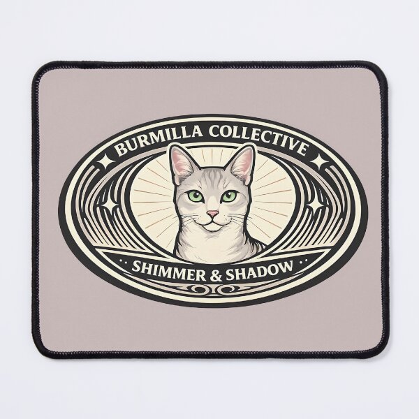 Item preview, Burmilla Vintage Cat Emblem designed and sold by postmarkpaw.