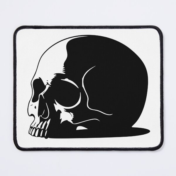Item preview, Quiet Omen Skull — Bold Black Silhouette designed and sold by zamew.