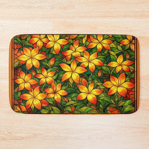 Item preview, Orange and Yellow Stained Glass designed and sold by DonnaMariePhoto.