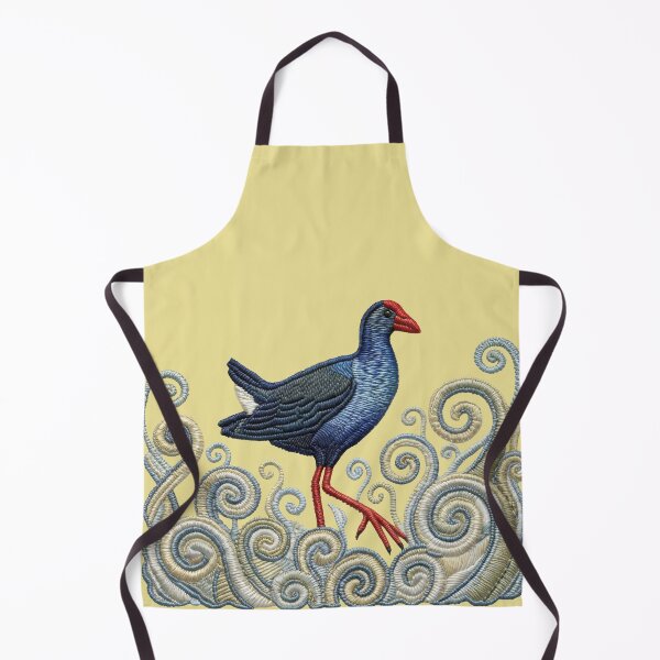Item preview, Embroidered Pukeko Bird – Faux Stitch designed and sold by MvuuStudio.