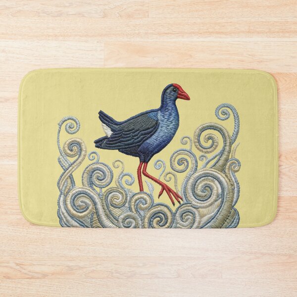 Item preview, Embroidered Pukeko Bird – Faux Stitch  designed and sold by MvuuStudio.