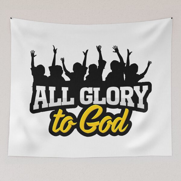 Item preview, All Glory to God – Faith and Worship Christian designed and sold by MoriaStore.