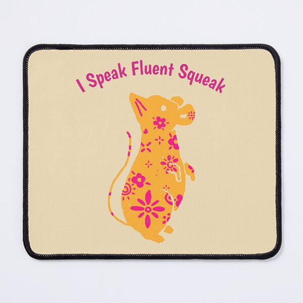 Item preview, I Speak Fluent Squeak Pet Rat designed and sold by Sachie's Studio.