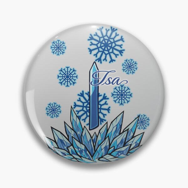 Item preview, Isa -Ice -Blue Icy Snowflakes and Crystals  designed and sold by CowlyCryptik.
