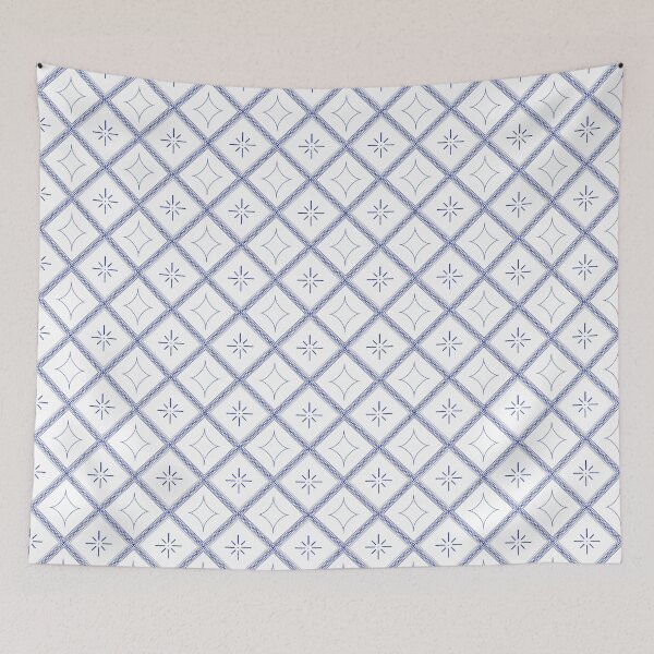 Item preview, Diamond and Star Pattern -Blue- designed and sold by Houst-cn.