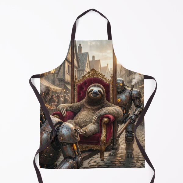 Item preview, Regal Sloth Borne Along on His Litter designed and sold by Tridentulus.