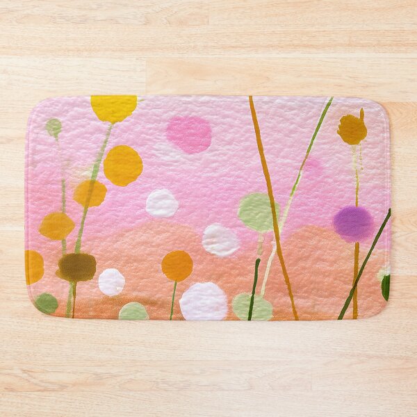 Item preview, Floral Fantasy Pink And Yellow Contemporary Modern Abstract designed and sold by DEC02.
