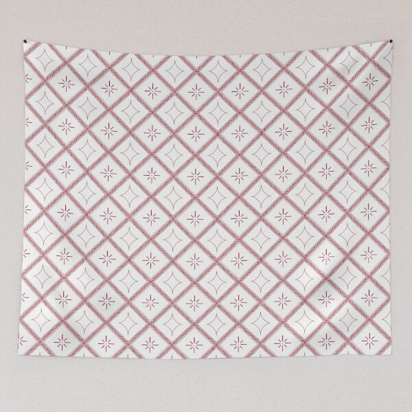 Item preview, Diamond and Star Pattern -Red- designed and sold by Houst-cn.