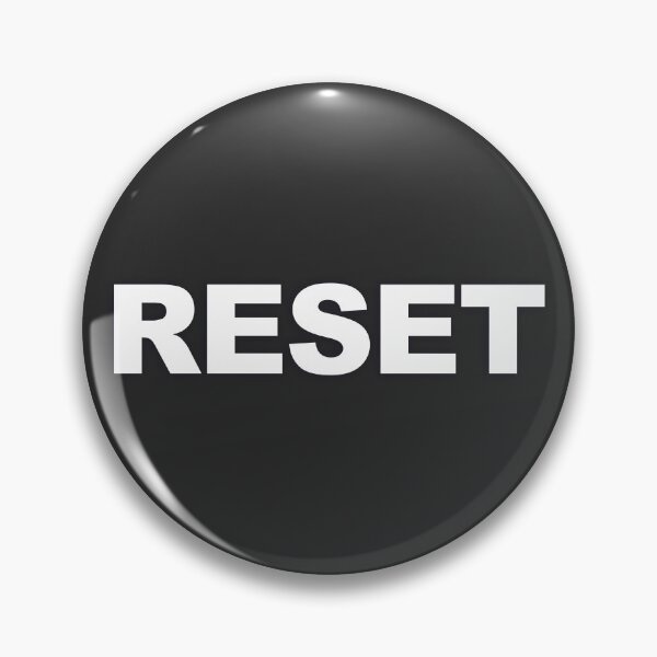 Item preview, RESET — White Minimal Bold Type Statement designed and sold by WORDPAUSE.