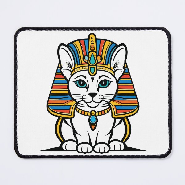 Item preview, Cute Pharaoh Cat: Ancient Egypt Bastet Art | Ancient Egypt Art designed and sold by GulfSignature.