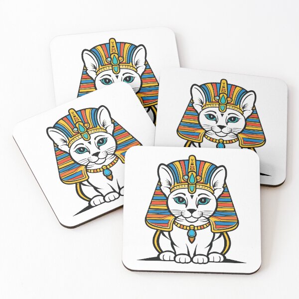 Item preview, Cute Pharaoh Cat: Ancient Egypt Bastet Art | Ancient Egypt Art designed and sold by GulfSignature.