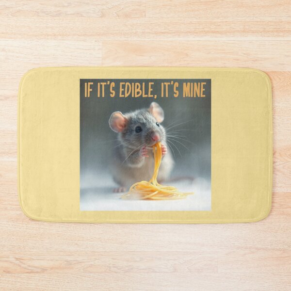 Item preview, If It's Edible It's Mine Pet Rat designed and sold by Sachie's Studio.