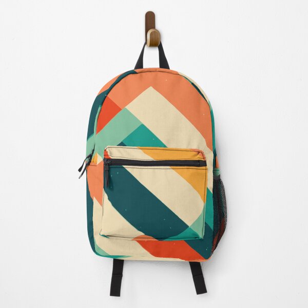 Item preview, Retro Zigzag Spectrum — Mid-Century Chevron Pattern designed and sold by zamew.