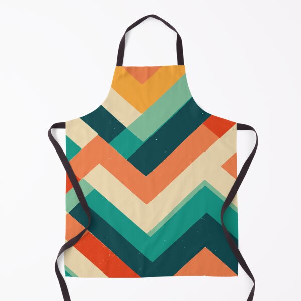 Item preview, Retro Zigzag Spectrum — Mid-Century Chevron Pattern designed and sold by zamew.