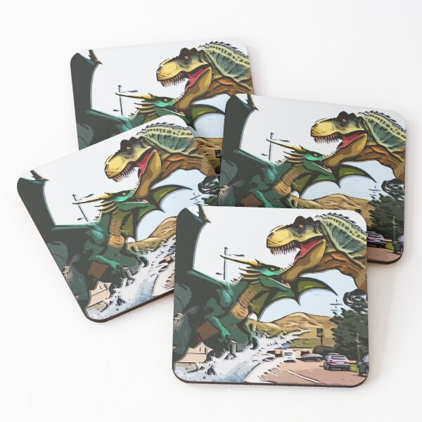 Item preview, Battling Dragon and Dinosaur designed and sold by NaturePrints.