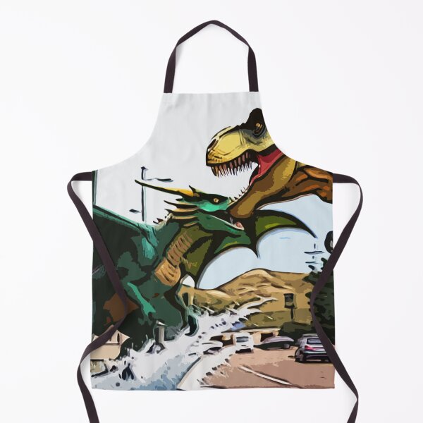 Item preview, Battling Dragon and Dinosaur designed and sold by NaturePrints.