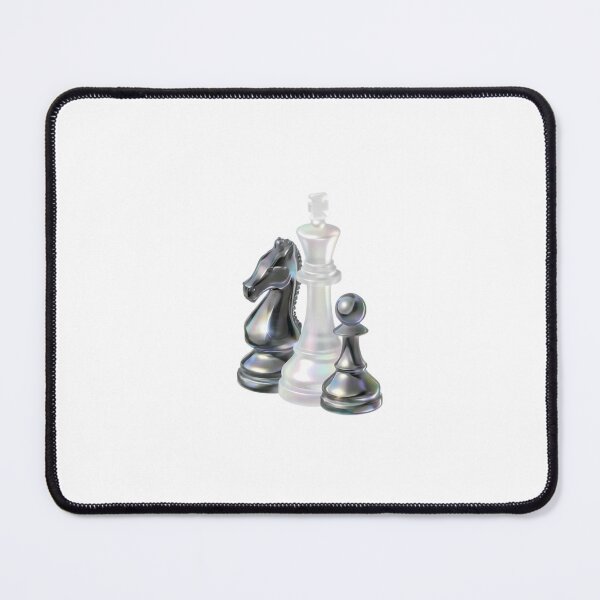 Item preview, Glass Chess Pieces 3D y2k Render Frutiger Aero designed and sold by NostalgiaOS.