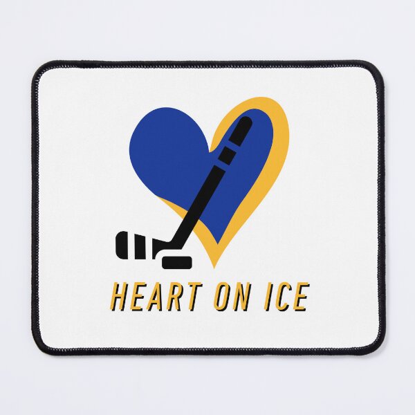 Item preview, Heart on Ice Hockey Sticker – Enemies to Lovers Romance Reader Gift designed and sold by ade-datt.