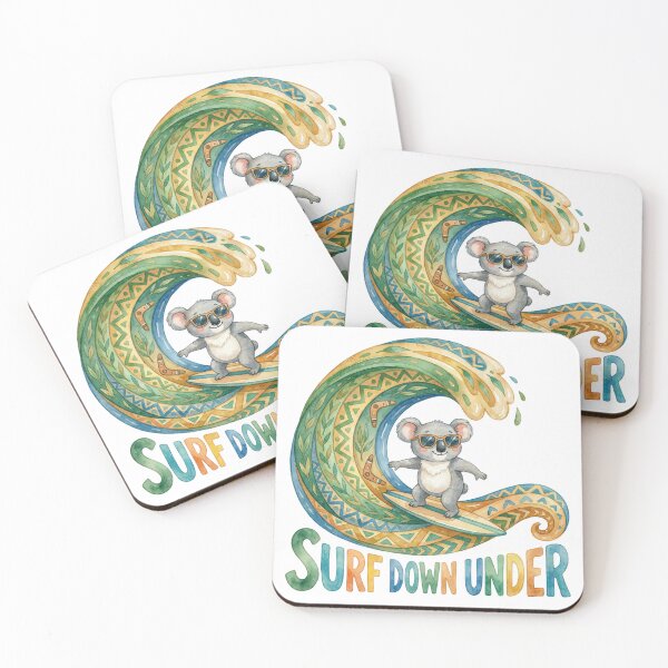 Item preview, Surf Down Under designed and sold by DucksAbducted.