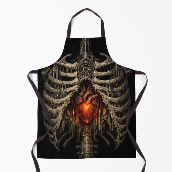 Item preview, Cathedral Ribcage With Burning Heart designed and sold by Mouraludia.