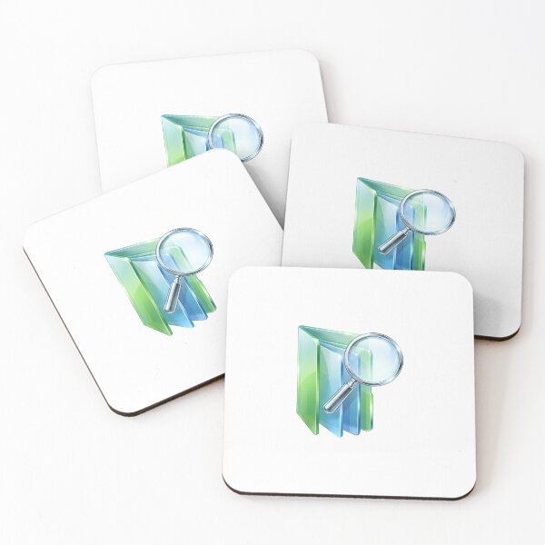 Item preview, Search Folder Icon frutiger Aero Aesthetic designed and sold by NostalgiaOS.
