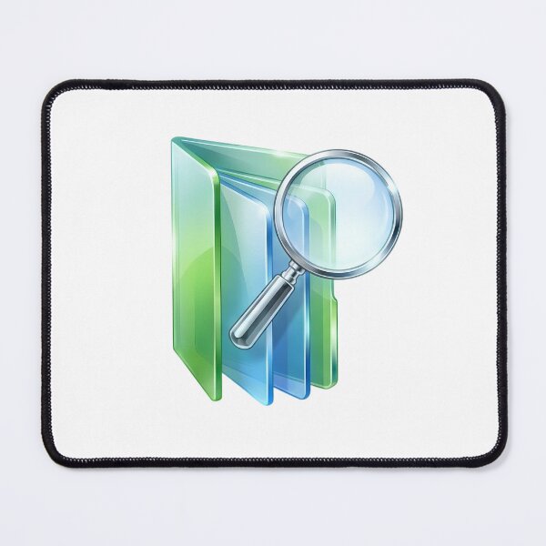 Item preview, Search Folder Icon frutiger Aero Aesthetic designed and sold by NostalgiaOS.