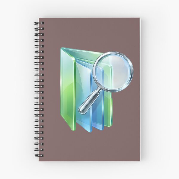 Item preview, Search Folder Icon frutiger Aero Aesthetic designed and sold by NostalgiaOS.