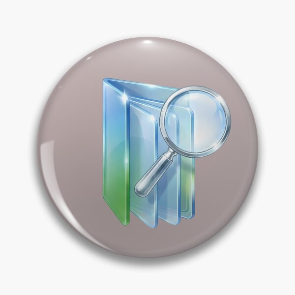 Item preview, Search Folder Icon frutiger Aero Aesthetic designed and sold by NostalgiaOS.