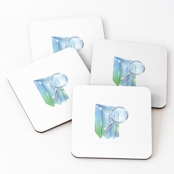 Item preview, Search Folder Icon frutiger Aero Aesthetic designed and sold by NostalgiaOS.