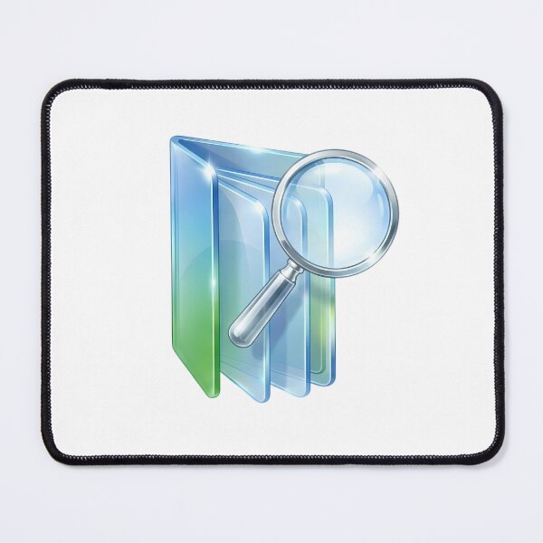 Item preview, Search Folder Icon frutiger Aero Aesthetic designed and sold by NostalgiaOS.