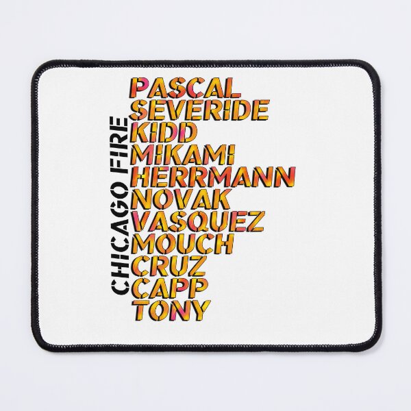 Item preview, Chicago Fire Character List  designed and sold by ellenugget.