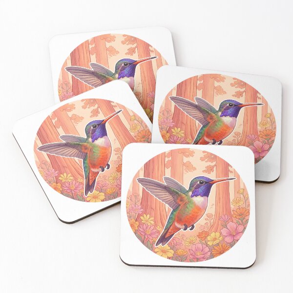 Item preview, Hummingbird Sequoia Flowers designed and sold by SCHummingbirds.