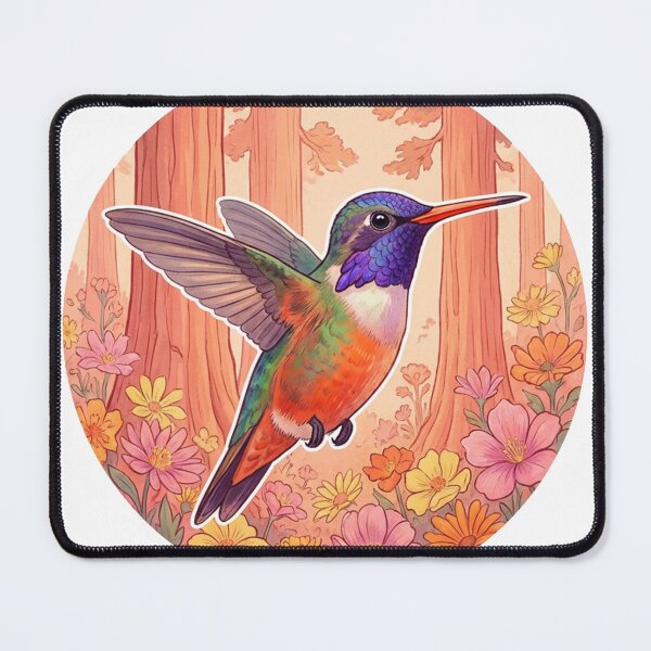 Item preview, Hummingbird Sequoia Flowers designed and sold by SCHummingbirds.