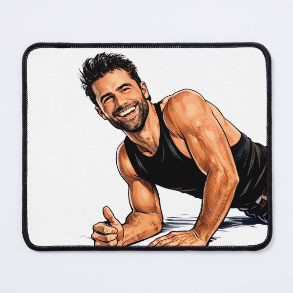 Item preview, Robbie Graham-Kuntz from Heated Rivalry big smile (fan art) designed and sold by PopCultureAndStuff.