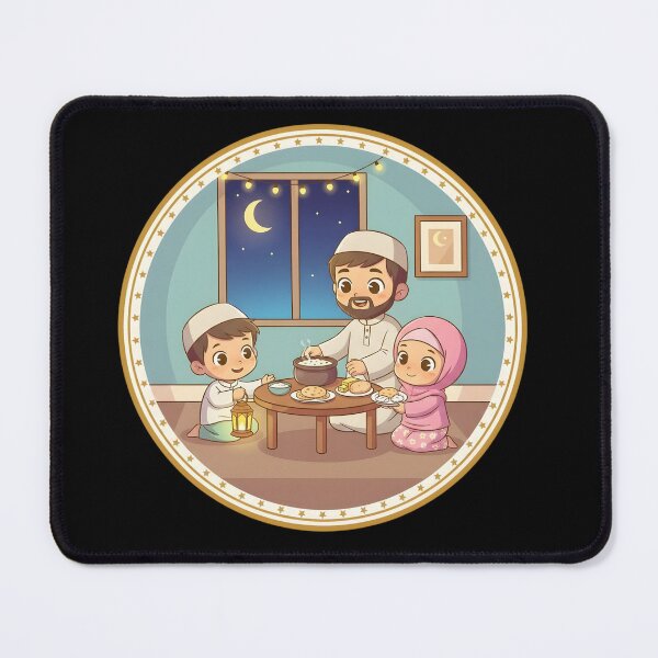 Item preview, Cute Family Suhoor Ramadan Preparation designed and sold by WowDezign.