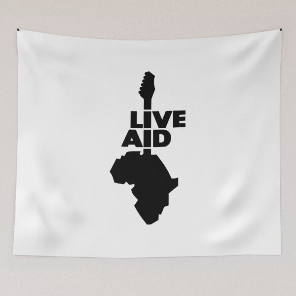 Item preview, live aid logo designed and sold by giniaminar.