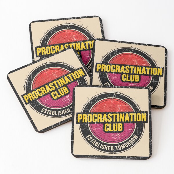 Item preview, Procrastination Club designed and sold by Visual Dept..