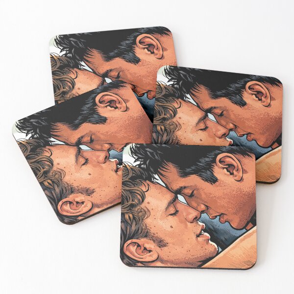 Item preview, Ilya and Shane kiss in heated rivalry (fan art) designed and sold by PopCultureAndStuff.