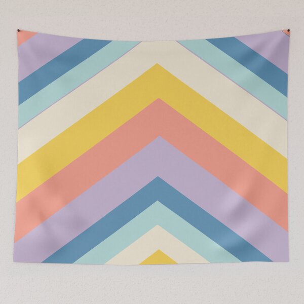 Item preview, Candy Pastel Chevron — Smooth Zigzag Stripe Repeat designed and sold by zamew.