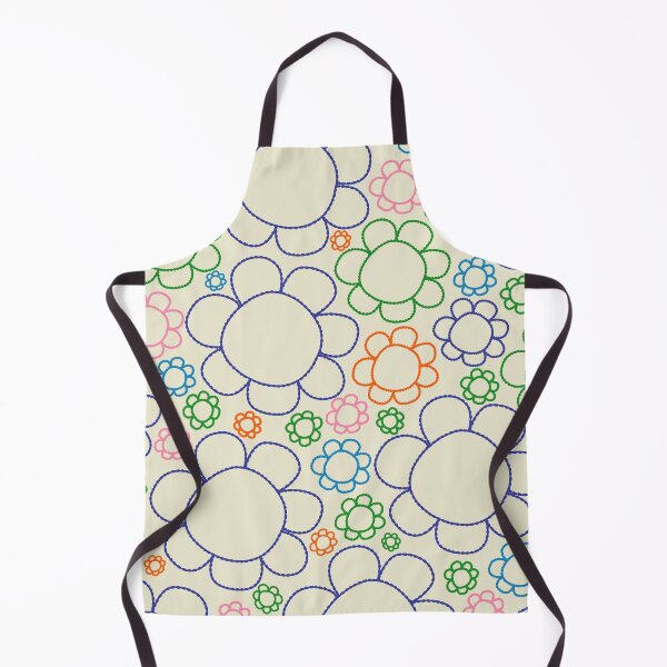 Item preview, Cheerful Doodle Flowers Retro Floral Pattern designed and sold by kierkegaard.