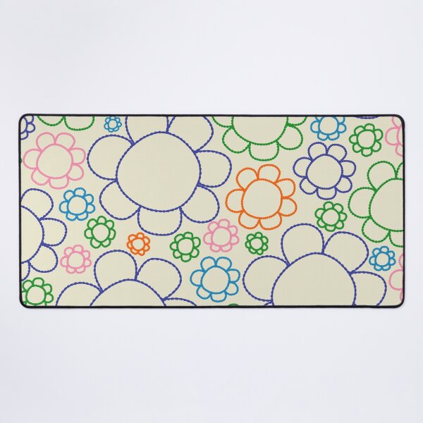 Item preview, Cheerful Doodle Flowers Retro Floral Pattern designed and sold by kierkegaard.
