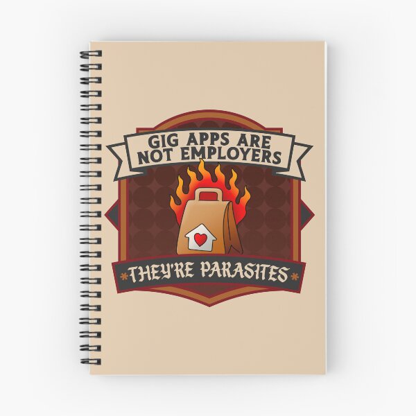 Item preview, Gig Apps Are Not Employers, They're Parasites designed and sold by Picket Club.