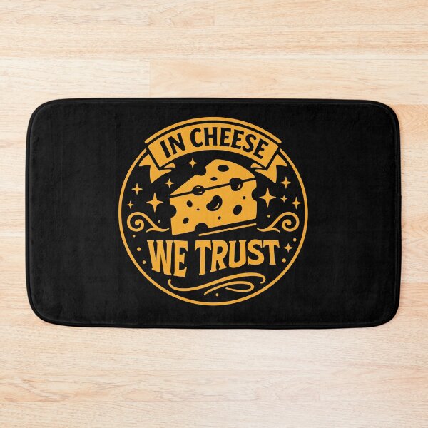 Item preview, In Cheese We Trust – Funny Cheese Lover Foodie Quote designed and sold by gunaone-design.