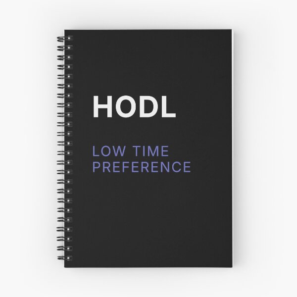Item preview, HODL – Subtle Bitcoin Typography for Long-Term Investors designed and sold by Conviction studio.
