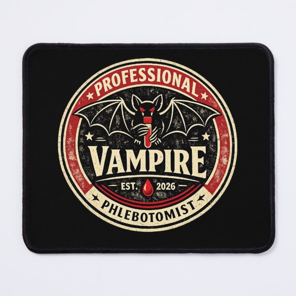 Item preview, Professional Vampire Phlebotomist Badge designed and sold by 97Ts.