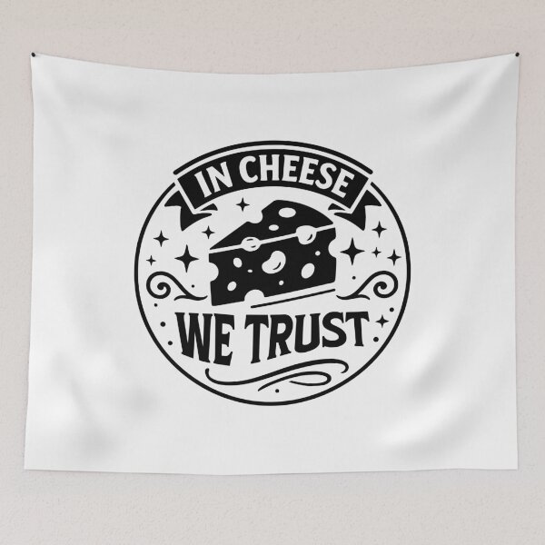 Item preview, Funny Cheese Lover Foodie Quote - In Chese We Trust designed and sold by gunaone-design.