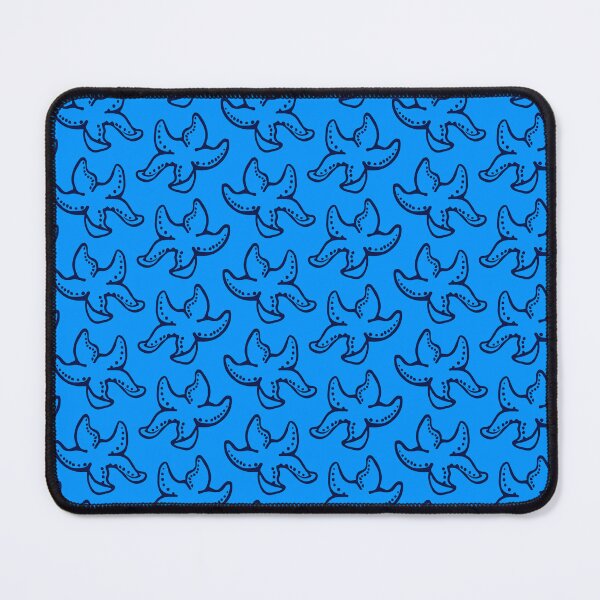 Item preview, Starfish Pattern, Monochrome Blue Variant designed and sold by Free-Spirit-Meg.