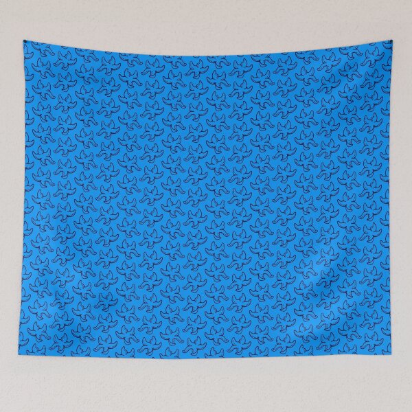 Item preview, Starfish Pattern, Monochrome Blue Variant designed and sold by Free-Spirit-Meg.