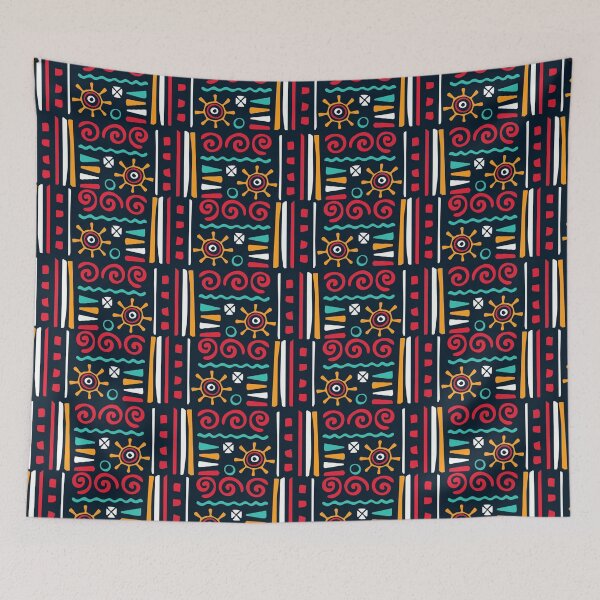 Item preview, Refined Native Tesselation - Ethnic Polynesian Tribal  - Gifts For Boyfriend designed and sold by RoyalStarsPatts.